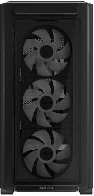 Asus Case ASUS A23 PLUS MidiTower Case product features Transparent panel MicroATX MiniITX Colour Black A23PLUSTG/ARGBBLACK A23 PLUS TG/ARGB BLA | Elektrika.lv