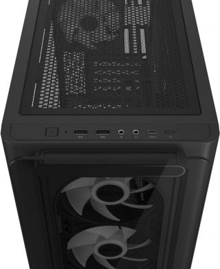 Asus Case ASUS A23 PLUS MidiTower Case product features Transparent panel MicroATX MiniITX Colour Black A23PLUSTG/ARGBBLACK A23 PLUS TG/ARGB BLA | Elektrika.lv