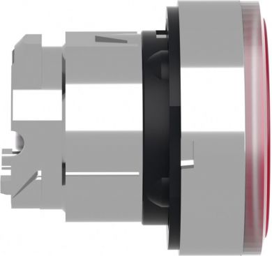 Schneider Electric Red flush illuminated pushbutton head &Oslash;22 spring return for integral LED. range of product: Harmony XB4 - device short name: ZB4 - product compatibility: integral LED - mounting diameter: 22 mm - operator additional information: with plain lens. ZB4BW343 | Elektrika.lv