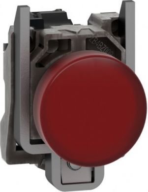 Schneider Electric Red complete pilot light &Oslash;22 plain lens with integral LED 230...240V. range of product: Harmony XB4 - product or component type: complete pilot light - device short name: XB4 - fixing collar material: zamak - mounting diameter: 22 mm - operator addit XB4BVM4 | Elektrika.lv