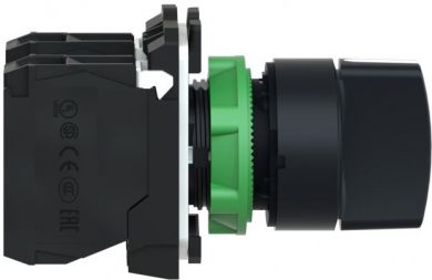 Schneider Electric Harmony XB5 Selector switch, plastic, black, &Oslash;22, 3 positions, stay put, 2 NO XB5AD33 | Elektrika.lv