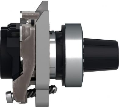 Schneider Electric Potentiometer head, Harmony XB4, metal,black, 22mm, for use with 6.35mm shaft ZB4BD922 | Elektrika.lv