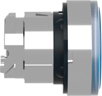 Schneider Electric Blue flush illuminated pushbutton head &Oslash;22 spring return for integral LED. range of product: Harmony XB4 - device short name: ZB4 - product compatibility: integral LED - mounting diameter: 22 mm - operator additional information: with plain lens. ZB4BW363 | Elektrika.lv