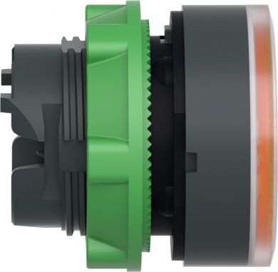 Schneider Electric Orange flush illuminated pushbutton head &Oslash;22 spring return for integral LED. range of product: Harmony XB5 - device short name: ZB5 - product compatibility: integral LED - mounting diameter: 22 mm - operator additional information: with plain lens. ZB5AW353 | Elektrika.lv