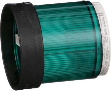 Schneider Electric INDICATING BANK LENS 250V 10W+OPTIONS. range of product: Harmony XVB Universal - product or component type: indicator bank - beacon or indicator bank unit type: illuminated unit - mounting diameter: 70 mm - component name: XVBC - material: polycarbon XVBC33 | Elektrika.lv