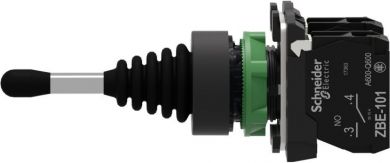 Schneider Electric Joystick controller &Oslash;22 2-direction spring return 1NO per direction. range of product: Harmony XB5 - product or component type: complete joystick controller - device short name: XD5 - fixing collar material: plastic - mounting diameter: 22 mm - shape XD5PA22 | Elektrika.lv