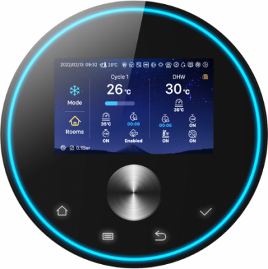 Hisense Air-to-water heat pump with boiler 10kW, 230L, indoor unit Hi-Therma Integra AHS-100HEDSAA-23 | Elektrika.lv
