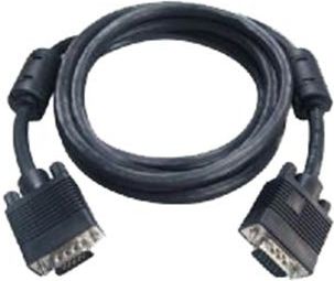 Cablexpert VGA cable, 1.8m, HD15M/HD15M, black CC-PPVGA-6B | Elektrika.lv