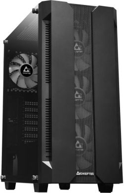  Case CHIEFTEC HUNTER MidiTower Not included ATX MiniITX Colour Black GS-01B-OP GS-01B-OP | Elektrika.lv