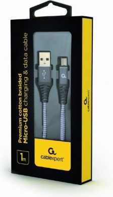 Gembird CABLE USB2 TO MICRO-USB 1M/CC-USB2B-AMMBM-1M-WB2 GEMBIRD CC-USB2B-AMMBM-1M-WB | Elektrika.lv