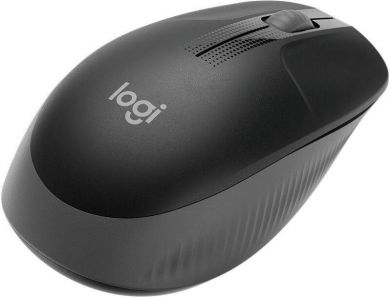 Logitech Computer mouse M190, Wireless, USB, AA, Grey/Black 910-005906 | Elektrika.lv