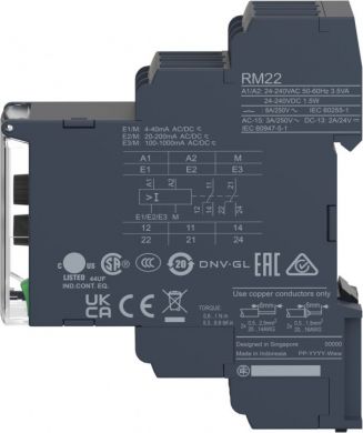 Schneider Electric Relejs RM22JA21MR | Elektrika.lv