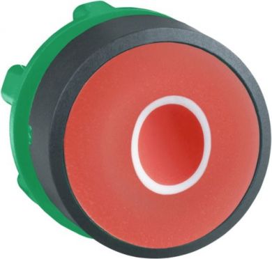 Schneider Electric Head for non illuminated push button, Harmony XB5, plastic, flush, red, 22mm, spring return, marked ZB5AA432 | Elektrika.lv
