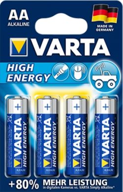 VARTA Baterijas R4906/4 AA Hight Energy SPO LR6 AA R4906 | Elektrika.lv