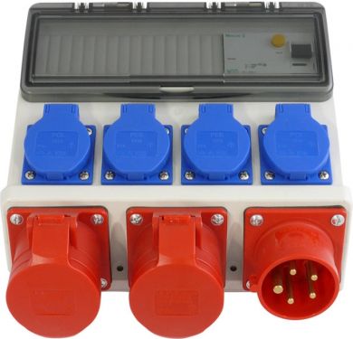 PCE Distribution box WE32/5 2*32/5 4GS IP44 DZ-OW without breakers 9004048WE | Elektrika.lv