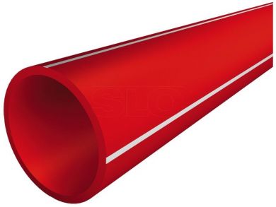 Evopipes Caurdures caurule kabeļu aizsardzībai EVOCAB STING D=125x7.4mm, PEHD, 1250N, 12m, sarkana krāsa 2040012512004DG1F03 | Elektrika.lv