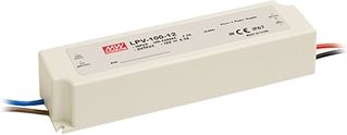 Mean Well Impulsu barošanas bloks LED 12V 8,5A 100W IP67 LPV-100-12 | Elektrika.lv