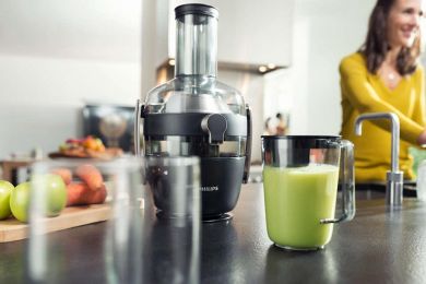 Philips Juice extractor 1000W, black HR1919/70 | Elektrika.lv