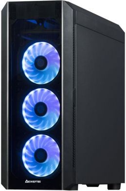  Case CHIEFTEC Scorpion 3 GL-03B-OP MidiTower Not included ATX MicroATX MiniITX Colour Black GL-03B-OP GL-03B-OP | Elektrika.lv