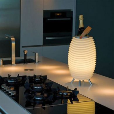 Kooduu Портативный светильник-колонка Synergy 35 Pro, встроенный аккумулятор,31.7 cm (Ø) x 56.3 cm (H) Synergy35Pro | Elektrika.lv