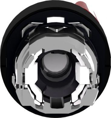 Schneider Electric Head for illuminated selector switch, Harmony XB4, black metal, red handle, 22mm, universal LED, 2 p ZB4BK12437 | Elektrika.lv