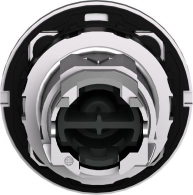 Schneider Electric Head for illuminated push button, Harmony XB4, metal, green flush, 30mm, spring return, white marked ZB4FA336 | Elektrika.lv