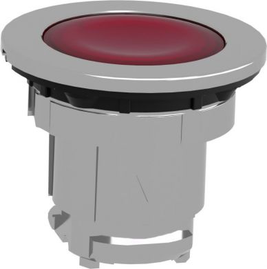 Schneider Electric Head for illuminated push button, Harmony XB4, metal, red flush, 30mm, spring return, universal LED, ZB4FW343 | Elektrika.lv