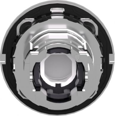 Schneider Electric Head for illuminated push button, Harmony XB4, black metal, white flush, 30mm, spring return, univer ZB4FW313 | Elektrika.lv