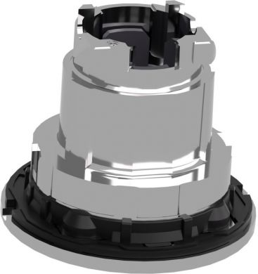 Schneider Electric Head for illuminated push button, Harmony XB4, black metal, white flush, 30mm, spring return, univer ZB4FW313 | Elektrika.lv