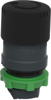 Schneider Electric Mushroom push button head 30mm, Harmony XB5, plastic, black, 22mm, latching turn realease ZB5AS42 | Elektrika.lv