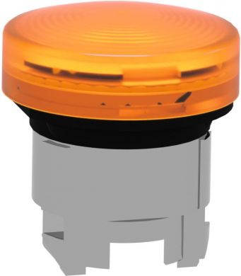 Schneider Electric Head for pilot light, Harmony XB4, orange, 22mm, with grooved lens, universal LED ZB4BV053S | Elektrika.lv