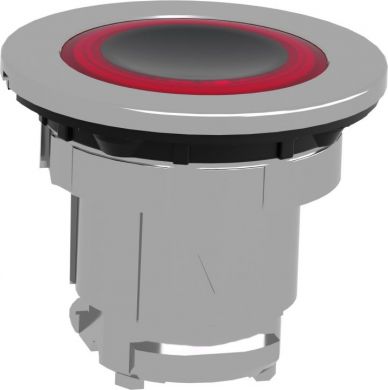 Schneider Electric Head for illuminated push button, Harmony XB4, plastic, red flush, 30mm, universal LED, spring retur ZB4FW943 | Elektrika.lv