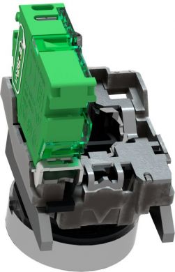 Schneider Electric Wireless and batteryless transmitter, Harmony XB5R, push button, metal, white, 22mm, spring return ZB4RTA1 | Elektrika.lv