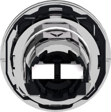 Schneider Electric Flush mounted selector switch head, Harmony XB4, metal, black, 30mm, 2 positions, stay put ZB4FD2 | Elektrika.lv