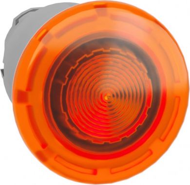 Schneider Electric Head for illuminated push button, Harmony XB4, metal, orange muhroom 40mm, 22mm, universal LED, latc ZB4BW653 | Elektrika.lv