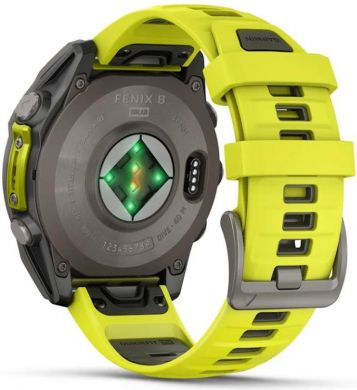 Garmin SMARTWATCH FENIX 8 SAPP. SOLAR/YELLOW 010-02906-21 GARMIN 010-02906-21 | Elektrika.lv