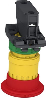 Schneider Electric Emergency stop switching off, Harmony XB5, plastic, red mushroom 40mm, 22mm, trigger latching turn t XB5AS8446 | Elektrika.lv