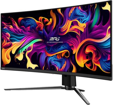 MSI Monitor MSI 34" Gaming/Curved/21 : 9 Panel QD-OLED 3440x1440 240 Matte 0.03 ms Swivel Height adjustable Tilt Colour Black MPG341CQPXQD-OLED MPG 341CQPX QD-OLED | Elektrika.lv