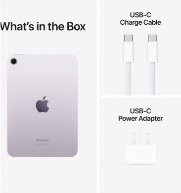 Apple Apple iPad Mini (A17 Pro) | 8.3 " | Purple | Liquid Retina | 2266 x 1488 pixels | 256 GB | Wi-Fi | Front camera | 12 MP | Rear camera | 12 MP | Bluetooth | 5.3 | iPadOS MXNE3HC/A