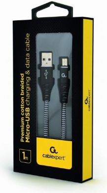 Gembird CABLE USB2 TO MICRO-USB 1M/CC-USB2B-AMMBM-1M-BW GEMBIRD CC-USB2B-AMMBM-1M-BW | Elektrika.lv