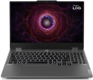 Lenovo Notebook LENOVO LOQ 15ARP9 CPU  Ryzen 5 7235HS 3200 MHz 15.6" 1920x1080 RAM 16GB DDR5 4800 MHz SSD 512GB NVIDIA GeForce RTX 3050 6GB ENG Grey 2.38 kg 83JC0068PB 83JC0068PB | Elektrika.lv
