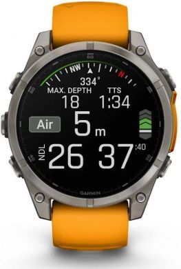 Garmin SMARTWATCH FENIX 8 SAPPHIRE/ORANGE 010-02905-11 GARMIN 010-02905-11 | Elektrika.lv