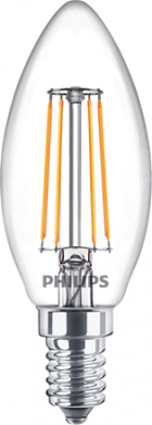 Philips LED spuldze 4,3W (40W) E14 WW B35 CL ND CLA 470Lm 6 gab. 929001889785 PL1 | Elektrika.lv