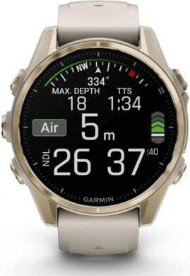 Garmin SMARTWATCH FENIX 8 SAPPHIRE/SOFT GOLD 010-02903-11 GARMIN 010-02903-11 | Elektrika.lv