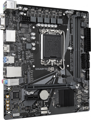 Gigabyte Gigabyte | H610M S2H V3 DDR4 G1.0 | Processor family Intel | Processor socket LGA1700 | DDR4 | Supported hard disk drive interfaces SATA, M.2 | Number of SATA connectors 4 H610M S2H V3 DDR4