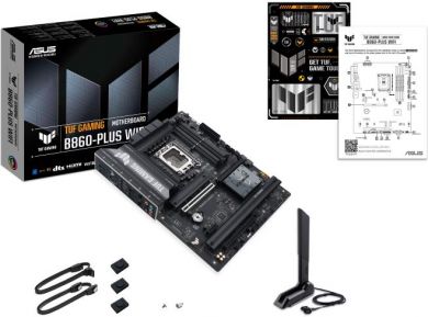 Asus Mainboard ASUS Intel B860 Express LGA1851 ATX Memory DDR5 Memory slots 4 1xPCI-Express 4.0 1x 1xPCI-Express 4.0 16x 1xPCI-Express 5.0 16x 3xM.2 1xHDMI 1xDisplayPort 2xUSB 2.0 3xUSB 3.0 2xUSB 3.2 1xUSB-C 1xOptical S/PDIF 1xRJ45 5xAudio port TUFGAMINGB TUF GAMING B860-PLUS | Elektrika.lv