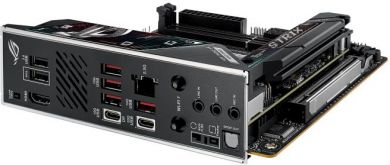 Asus Mainboard ASUS AMD B850 SAM5 Mini-ITX Memory DDR5 Memory slots 2 1xPCI-Express 4.0 16x 1xPCI-Express 5.0 16x 2xM.2 1xHDMI 1xAudio-In 1xAudio-Out 1xMicrophone 2xUSB 2.0 5xUSB 3.2 1xUSB-C 1xOptical S/PDIF 1xRJ45 STRIXB850-IGAMINGWIFI ROG STRIX B850-I GAM | Elektrika.lv