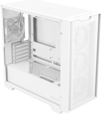Asus Case ASUS A21 PLUS MidiTower Case product features Transparent panel Not included MicroATX MiniITX Colour White A21PLUSTGARGBWHITE A21 PLUS TG ARGB WHI | Elektrika.lv