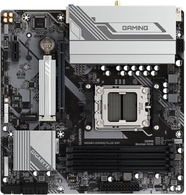 Gigabyte Mainboard GIGABYTE AMD B650 SAM5 Micro-ATX Memory DDR5 Memory slots 4 B650MGAMINGPLUSWF1.3 B650M GAMING PLUS WF | Elektrika.lv