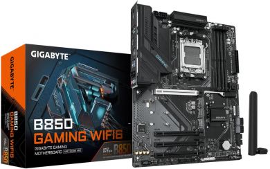 Gigabyte Mainboard GIGABYTE AMD B850 SAM5 ATX Memory DDR5 Memory slots 4 4xPCI-Express 16x 3xM.2 1xHDMI 1xDisplayPort 1xAudio-In 1xAudio-Out 1xMicrophone 4xUSB 2.0 4xUSB 3.2 1xUSB-C 1xPS/2 1xRJ45 B850GAMINGWF6 B850 GAMING WF6 | Elektrika.lv
